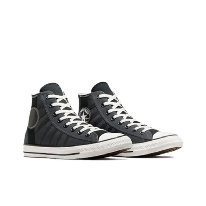 Converse Chuck Taylor All Star Anti-Slip And Wear-Resistant Coverage High-Top Canvas Shoes Unisex Black-2