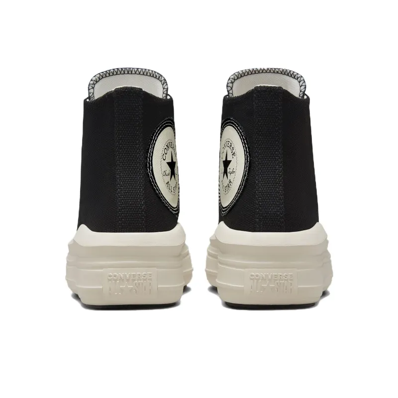 Converse Chuck Taylor All Star Move Anti Slip Wear Resistant High Top Canvas Shoes Women's Black-4