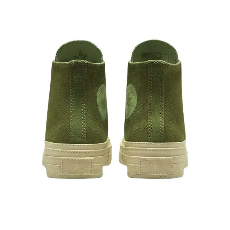 Converse Chuck Taylor All Star 70 Hi Herringbone Grassy Green-3