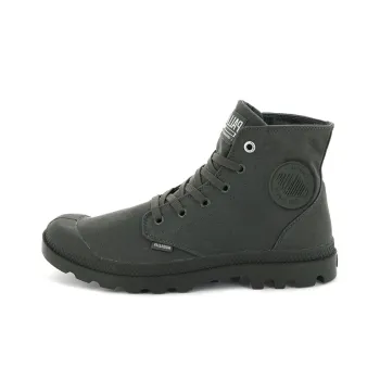Palladium Mono Chrome Canvas Shoes Unisex High Top Army Green