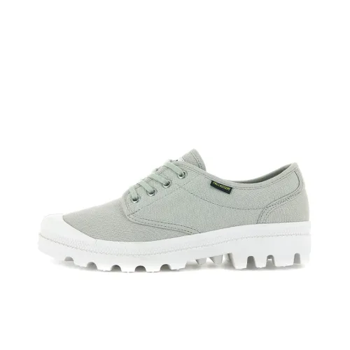 Palladium Anti-Slip And Wear-Resistant Breathable Low-Top Canvas Shoes Men's Gray Green