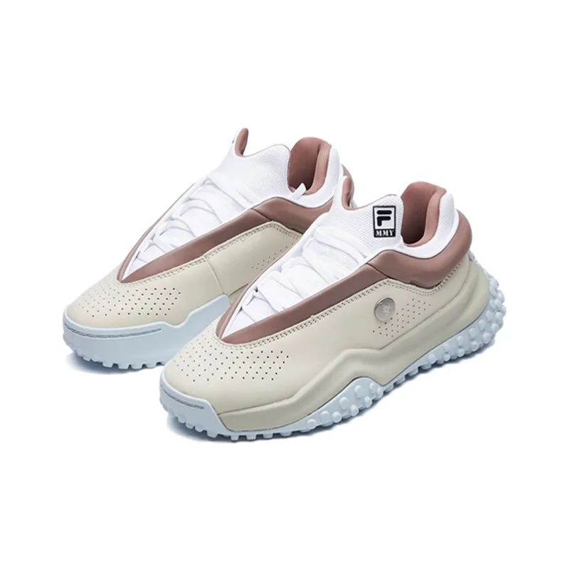 MIHARA YASUHIRO x FILA FM7 FM Cushioning Anti-Slip And Wear-Resistant Low-Top Chunky Sneakers Women's White Brown-2