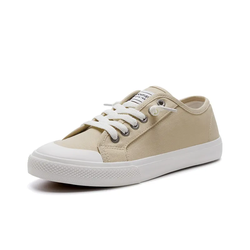 Rockfish 745 Collection Canvas Shoes Women's Low Top White/Khaki-1