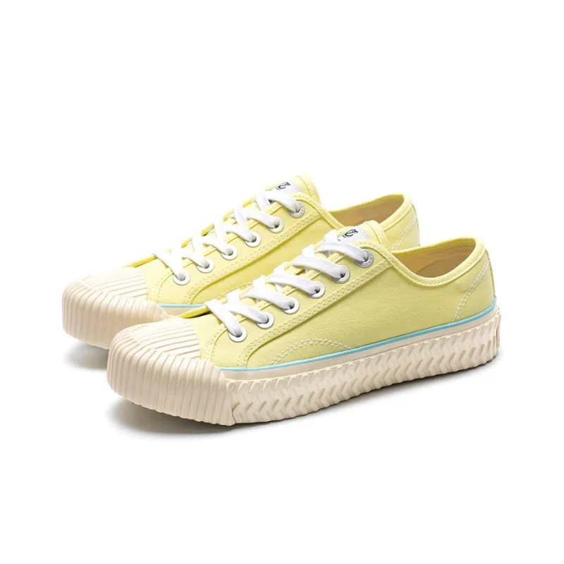Excelsior Canvas Shoes Women's Low Top Lemon-1