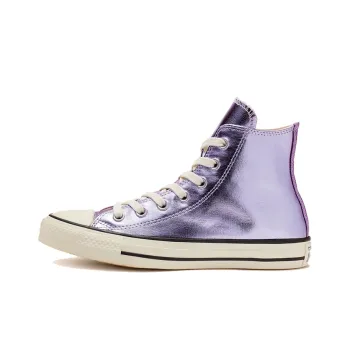 Converse Chuck Taylor All Star Shiny Metal High Top Purple Women's