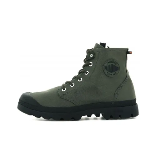 Palladium Pampa Outdoor Boots Unisex Mid-Top Army Green