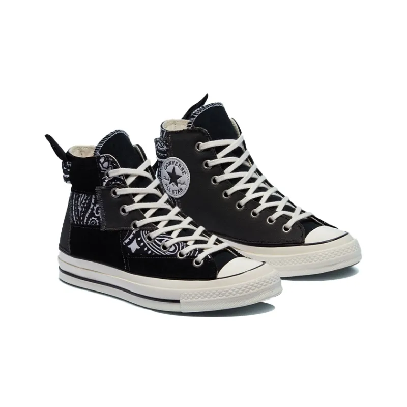 Converse Chuck Taylor All Star 70 Hi Paisley Patchwork Black-2