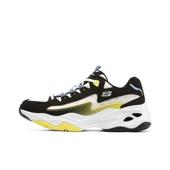 One Piece X Skechers D'Lites 4.0 Chunky Sneakers Women's Low Top Black/Colorful Color