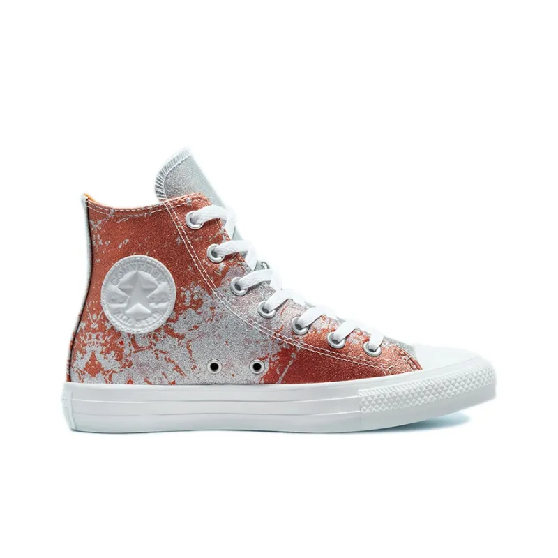 Converse Women's Chuck Taylor All Star High 'Hybrid Shine Gradient Fire Pit' Women's-1