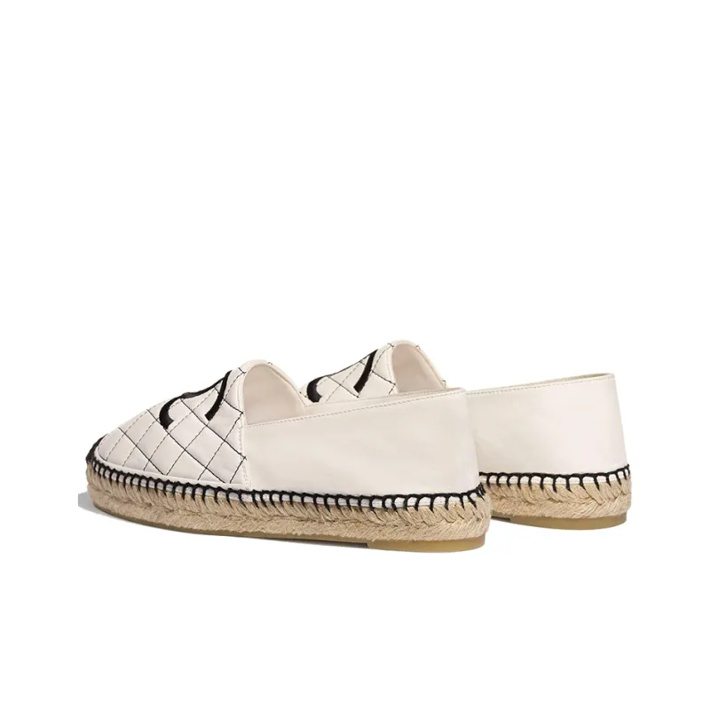CHANEL Espadrilles Women's White-3