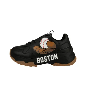 MLB Big Ball Chunky Glove Boston Red Sox Boston Red Sox Anti Slip Wear Resistant Low Top Chunky Sneakers Unisex Black