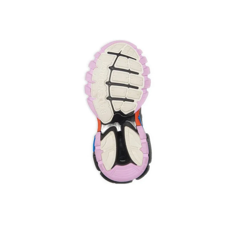 Balenciaga Track Trainers Black Orange Women's-4