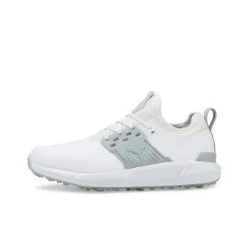 PUMA IGNITE Articulate Wide Golf Shoes Men's White Silver Gray