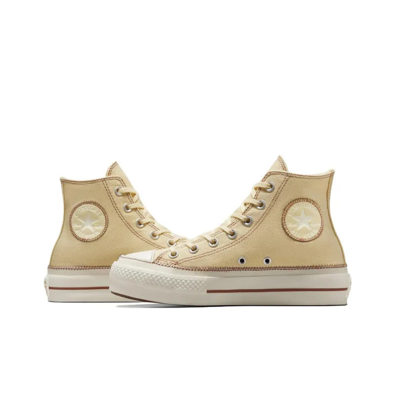 Converse Chuck Taylor All Star Lift Platform 'Yellow Brown' Women's-3