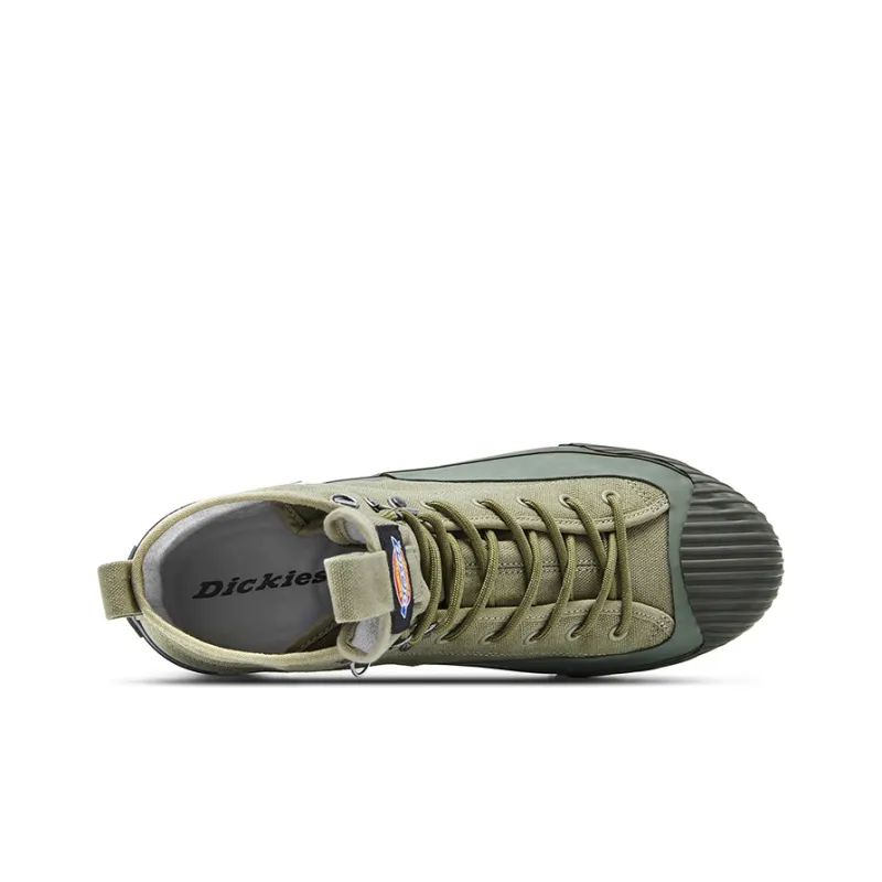 Dickies Canvas Shoes Men High Top Army Green-2