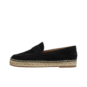 HERMES Espadrilles Casual Shoes Women's Black