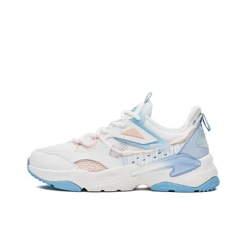 Erke Square Liter Low Top Chunky Sneakers Women's Microcrystal White
