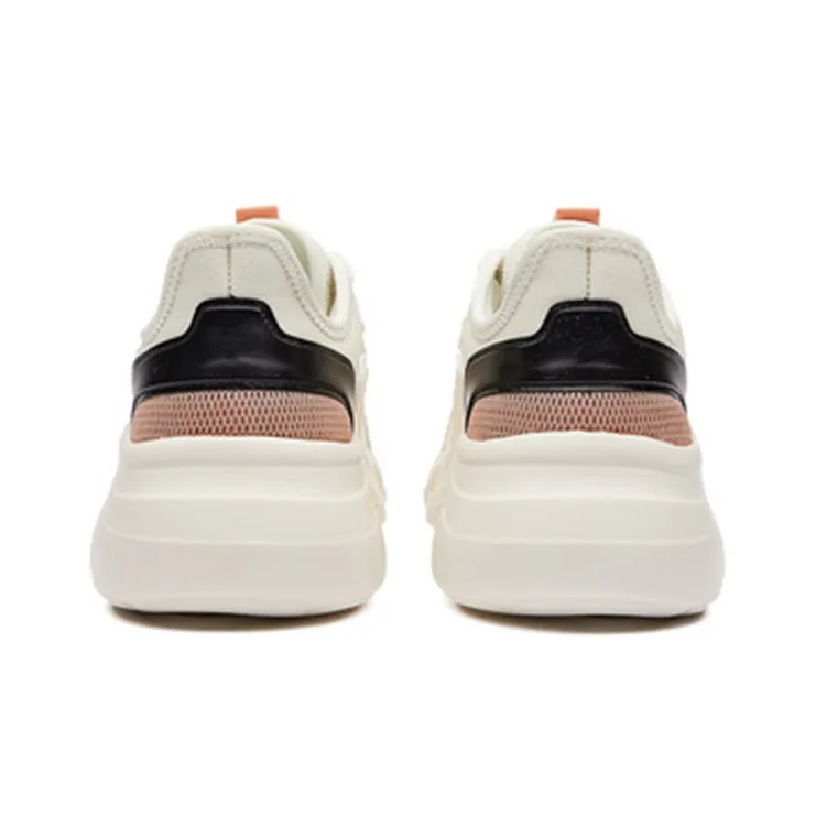 361° Chunky Sneakers Women's Low-Top Feather White/Red Bronze-2