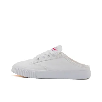 WARRIOR Canvas Shoes Unisex Low Top White