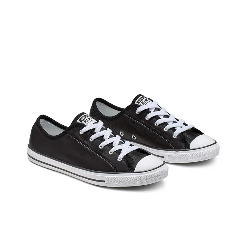 Converse Chuck Taylor All Star Dainty Low Shoes Black/White Women's-2