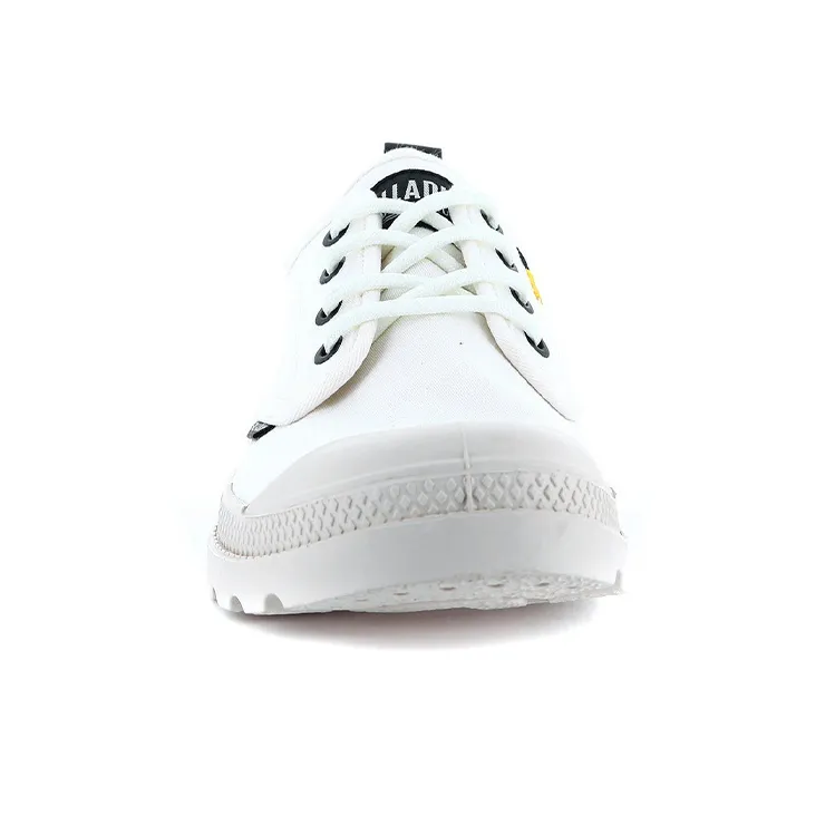 Palladium Pampa Ox Htg Supply Anti Slip Wear Resistant Low Top Canvas Shoes Unisex White-2