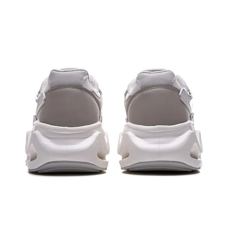 ANTA Chunky Sneakers Men Low Top Ivory White/Shade 1 Gray-3