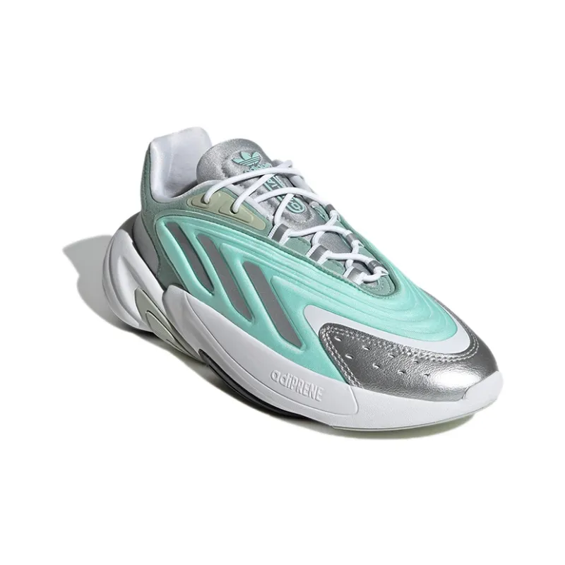 Adidas Originals Ozelia Wear Resistant Low Top Chunky Sneakers Women's Green-2