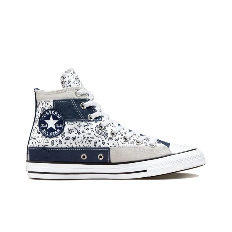 Converse Chuck Taylor All Star High 'Paisley Patchwork Midnight Navy'-1