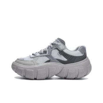 FILA BOLLA Breathable Low Top Chunky Sneakers Women's Gray