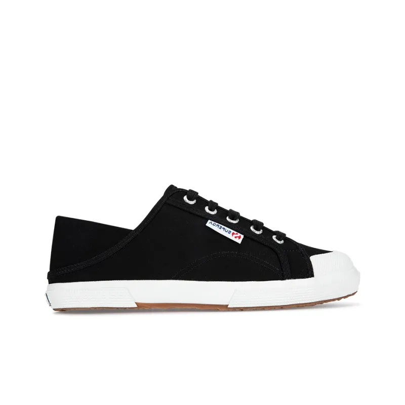 SUPERGA Canvas Shoes Women's Low Top Black-1