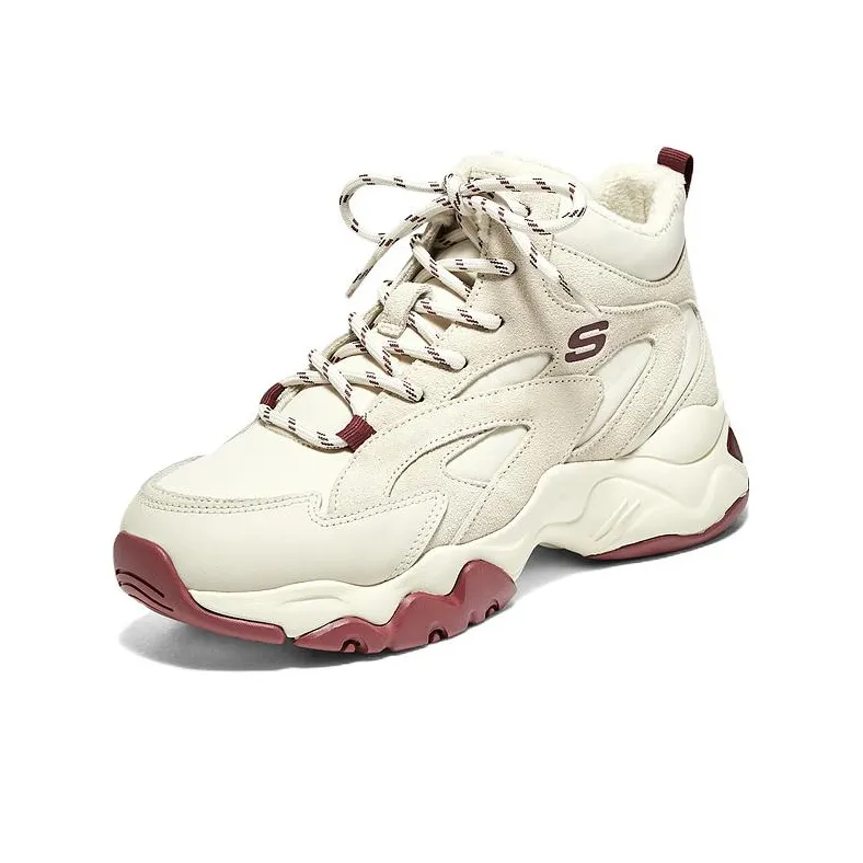 Skechers D'lites 3.0 'White Burgundy' Women's-1