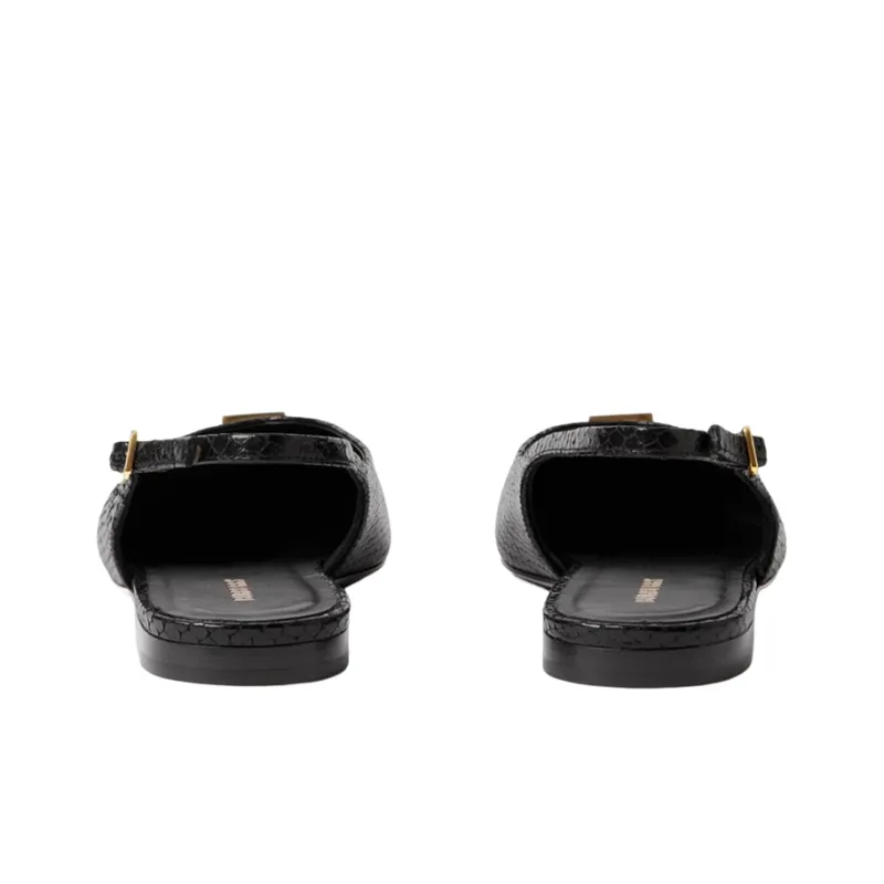Burberry Ballet Flat Shoes Women's Black-4