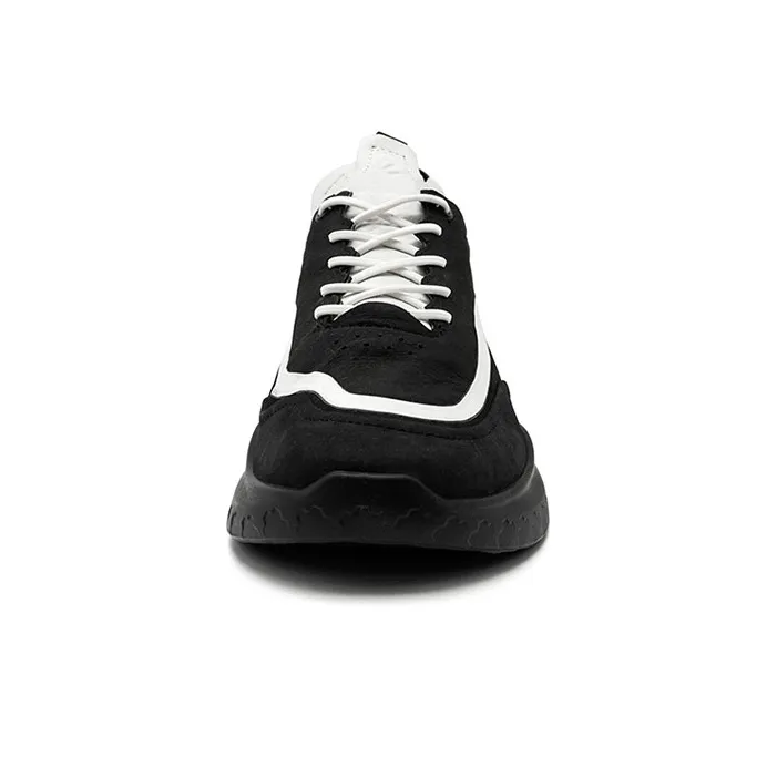 Ecco Yue Dong Chunky Sneakers Men Low Top Black-3