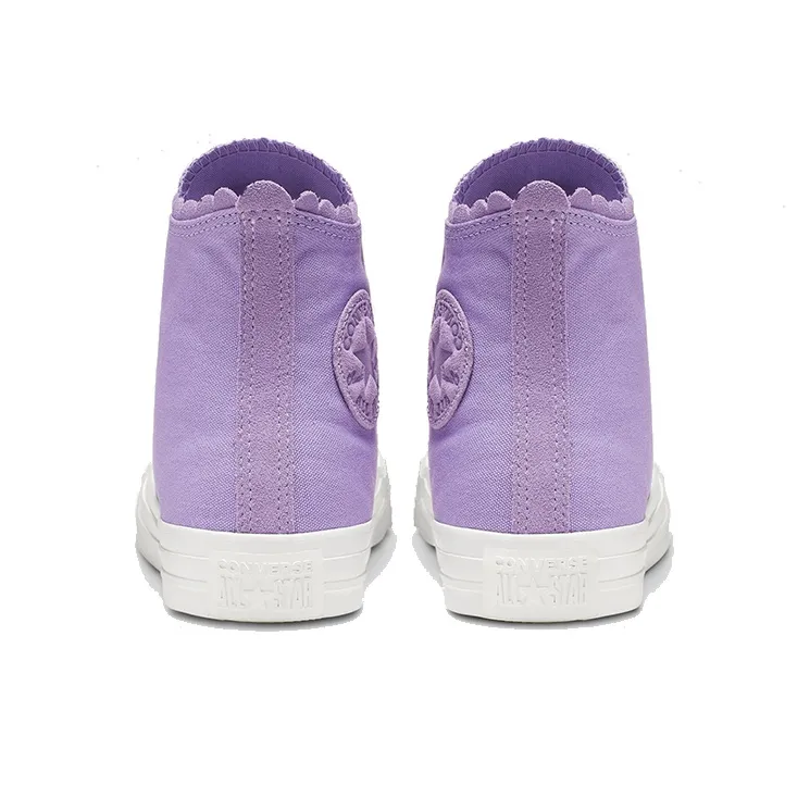 Converse Women's Chuck Taylor All Star High 'Frilly Thrills Washed Lilac' Women's-3