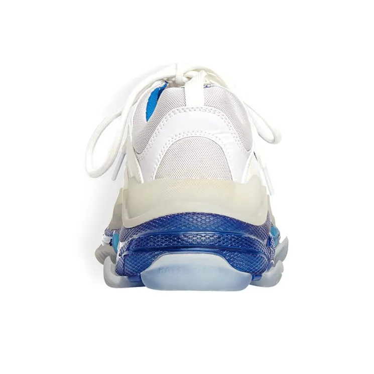 Balenciaga Triple S Clear Sole Blue Women's-4