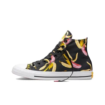 CLOT x Converse Chuck Taylor All Star Andy Warhol Canvas Shoes Unisex Black Multicolor