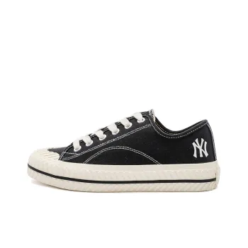 MLB Playball Wear Resistant Low Top Canvas Shoes Unisex Black