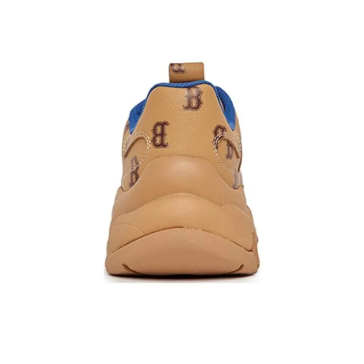 MLB Big Ball Chunky Chunky Sneakers Unisex Low Top Brown/Blue-4