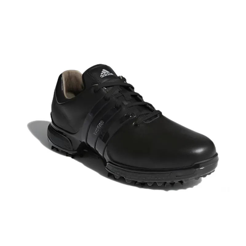 Adidas Tour360 Boost 2.0 Wear-Resistant Low-Top Golf Shoes Men's Black-2