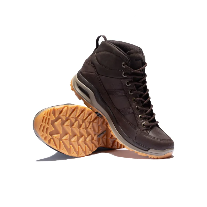 Lowa Prague GTX Anti Slip Wear Resistant Mid Top Outdoor Shoes Women's-3