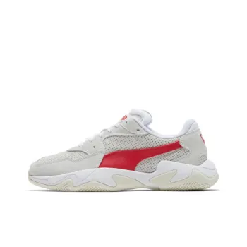 PUMA Storm Street Trainers 'White Red'