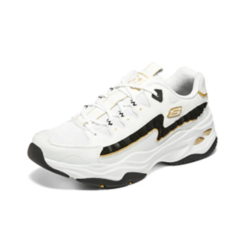 Skechers D'lites 4.0 'White Black Gold' Women's-2