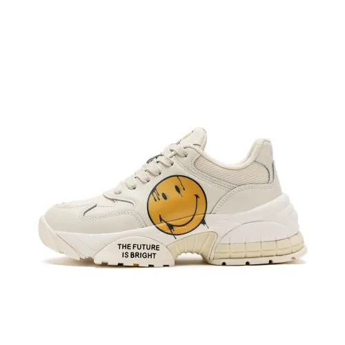 Female SMILEY  Daddy Shoes Clunck Sneakers