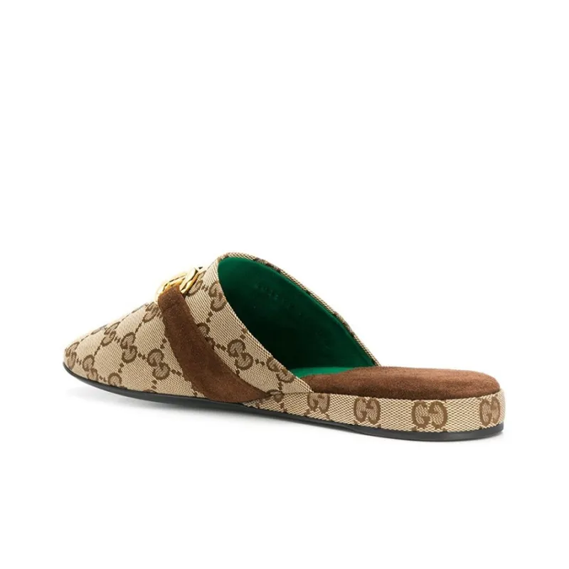 GUCCI Odor Resistant Closed Toe Slippers Women's Monogram Color-1
