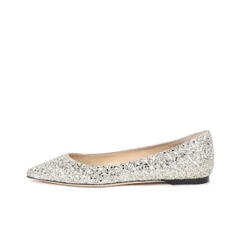 Jimmy Choo ROMY Flat Shoes Women's Moon Sandy