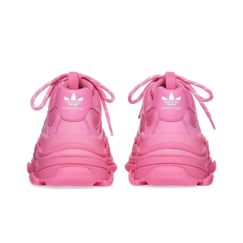 Balenciaga X Adidas Triple S Neon Pink Women's-3