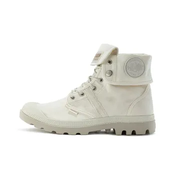 Palladium Anti Slip Wear Resistant High Top Canvas Shoes Unisex White