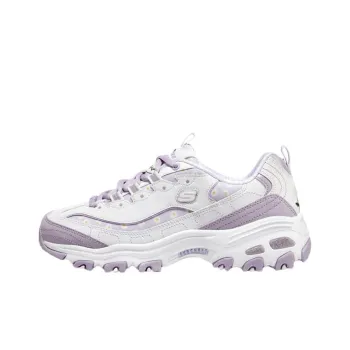 Skechers D'Lites 1.0 Shoes 'White Purple' Women's
