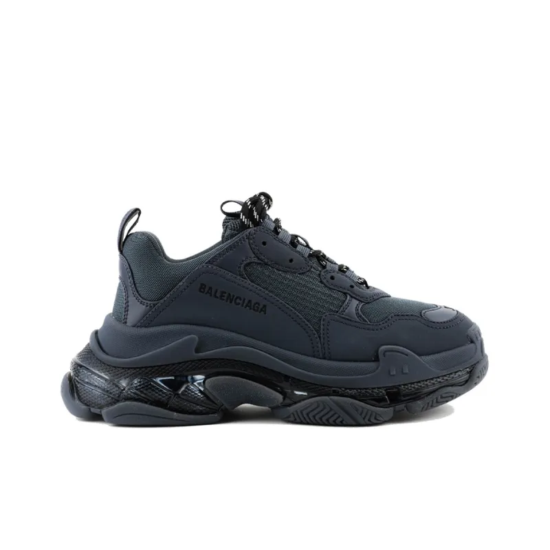 Balenciaga Triple S Clear Sole Deep Blue-1