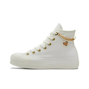 Converse Chuck Taylor All Star Platform Gold Chain Thriftshop Yellow Women's